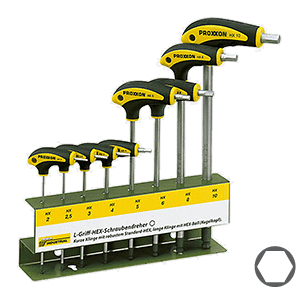22 650 PROXXON T SAPLI ALLEN ANAHTAR SETI